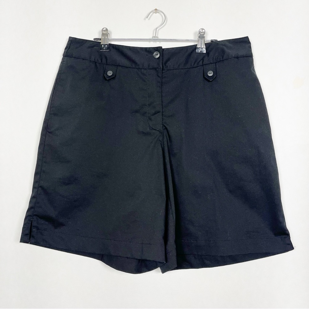 Liz Claiborne Women’s Black Golf Shorts Size‎ 10 Pockets